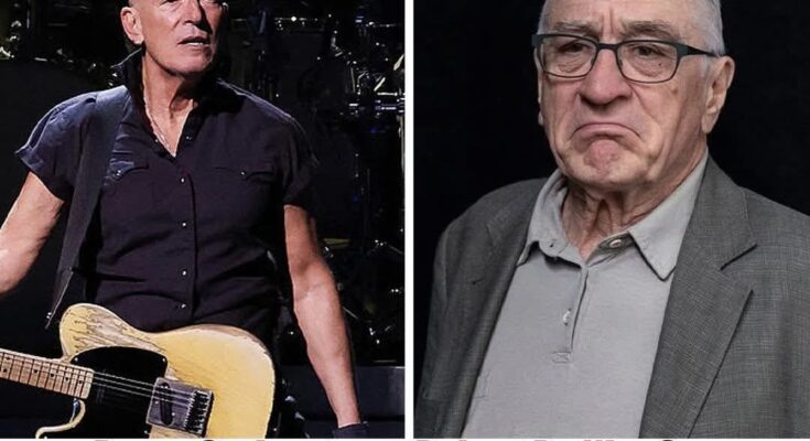 Bruce Springsteen and Robert De Niro Say Farewell to the U.S, “No Respect Here”